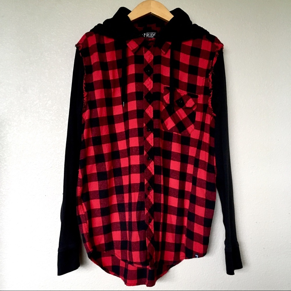 Red and Black XXX Rude Men’s Jacket